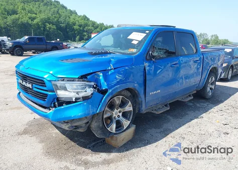 2020 Ram 1500 Laramie 4X4 5'7 Box from USA, damaged, VIN 1C6SRFJT3LN386812